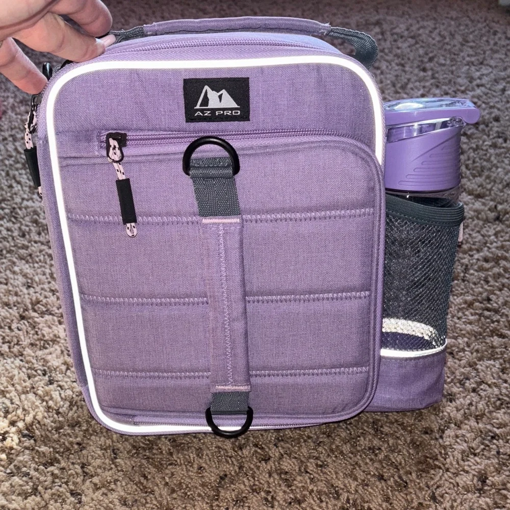 AZ PRO Purple Insulated Lunch Bag